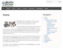 Tablet Screenshot of nucodrives.com